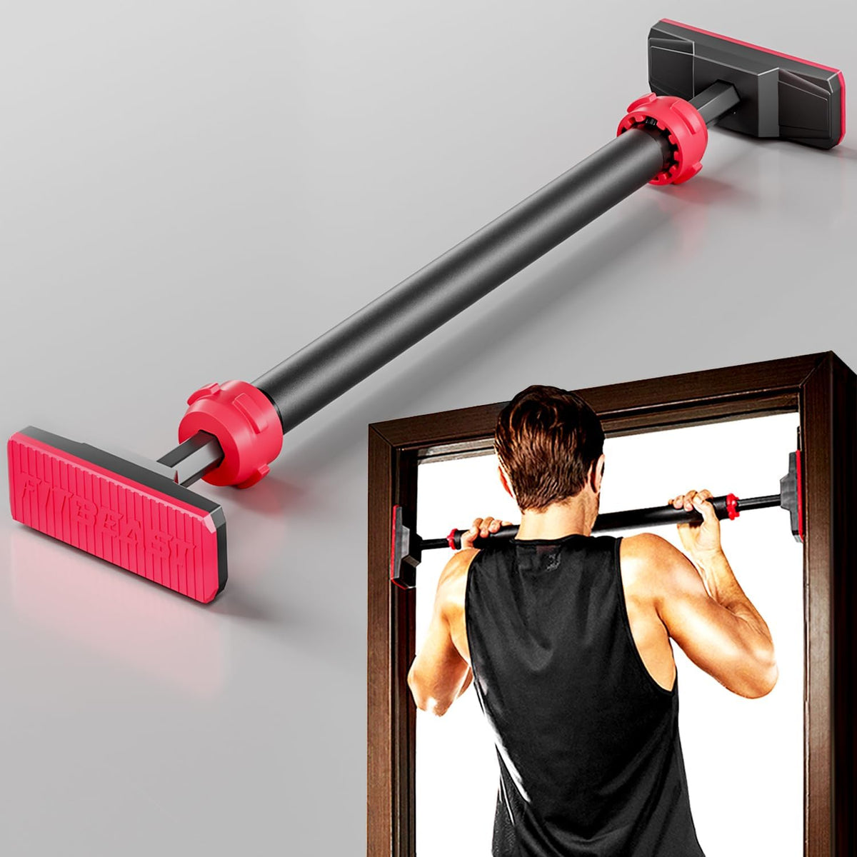 Pull up Bar for Doorway, Pullup Bar with No Screws, Chin up Bar