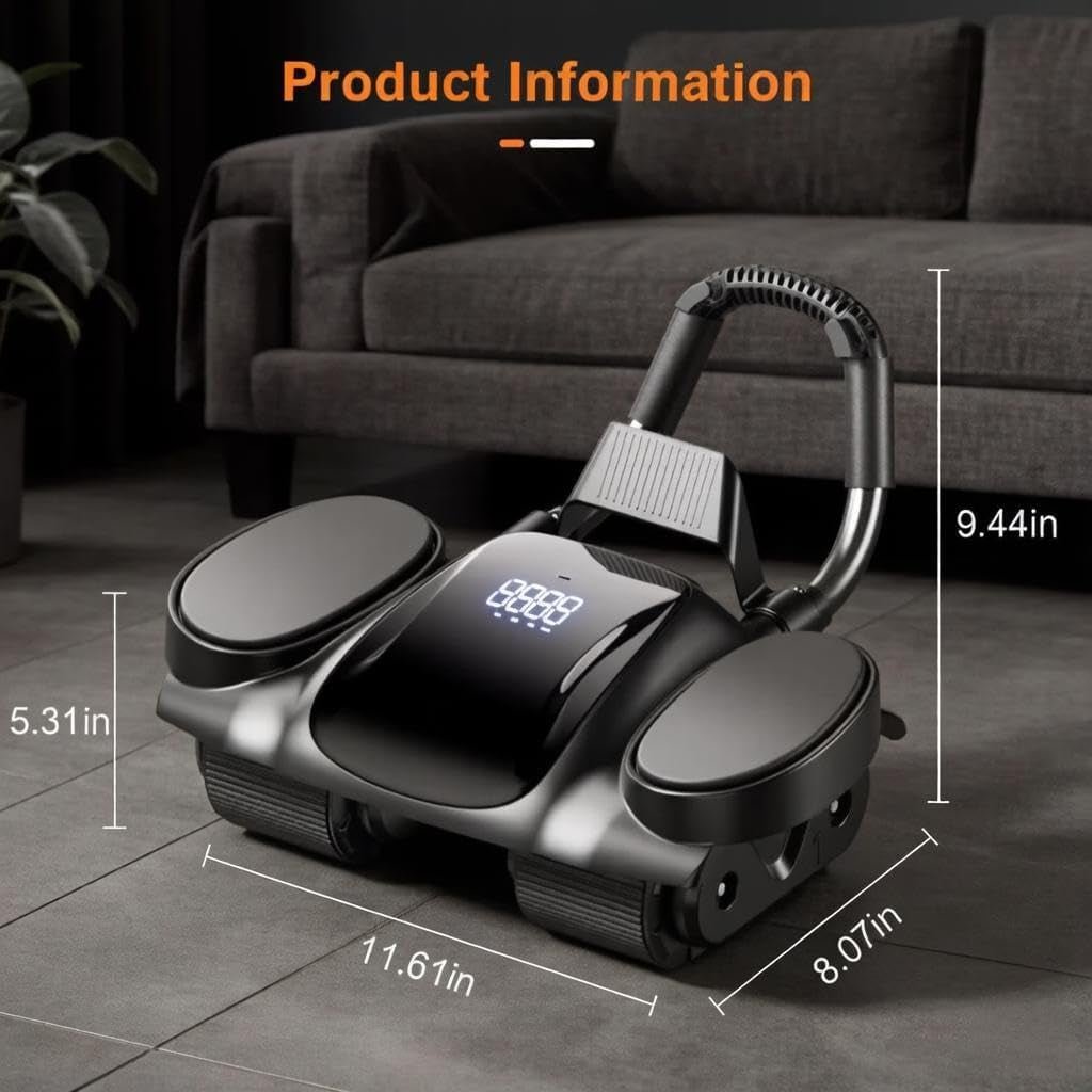 2026 New Ab Roller Wheel with Elbow Support - Abdominal Rebound Wheels
