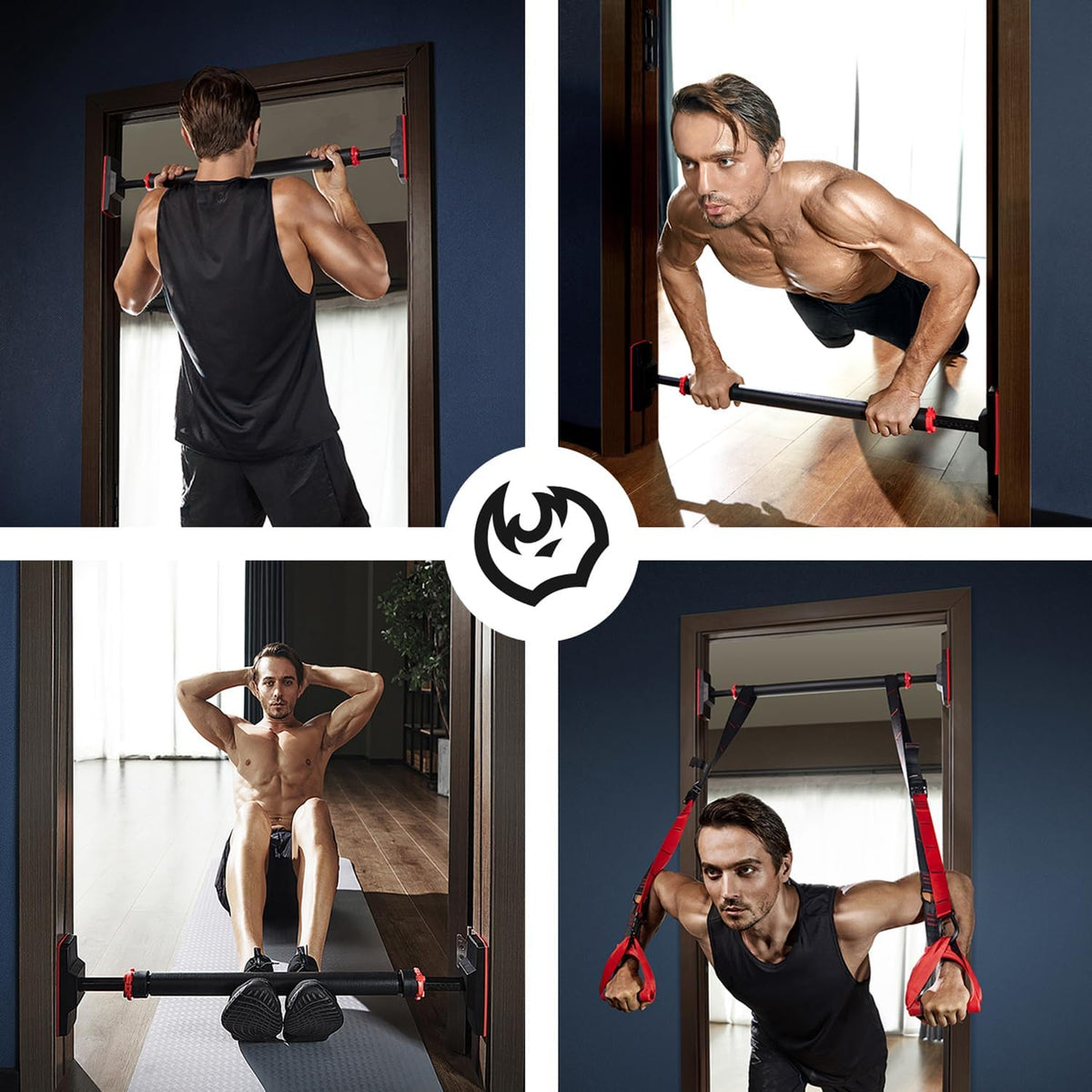 Pull up Bar for Doorway, Pullup Bar with No Screws, Chin up Bar